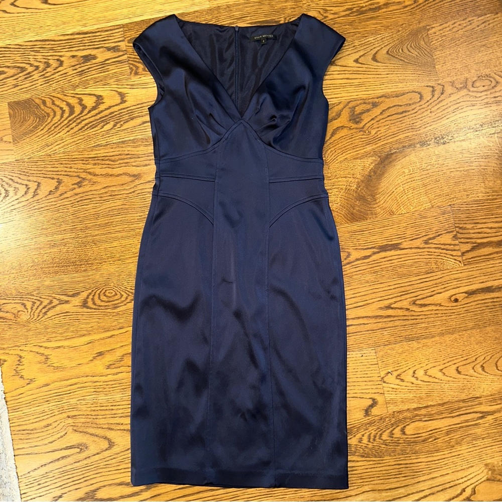 David Meister blue dress
